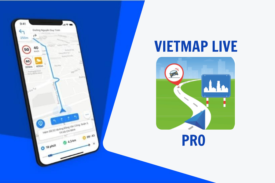Phần mềm Vietmap cho xe ô tô